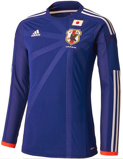Maillot Japon Domicile 2014 ML - Cliquez sur l'image pour la fermer